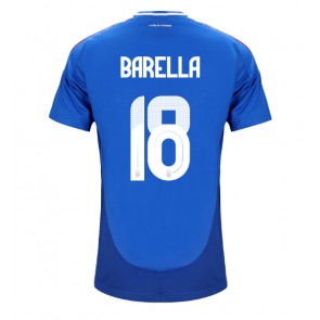 Italien Nicolo Barella #18 Hemmatröja EM 2024 Kortärmad